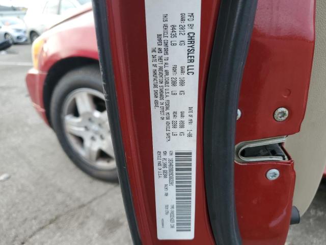 1B3HB28B28D662201 - 2008 DODGE CALIBER RED photo 12