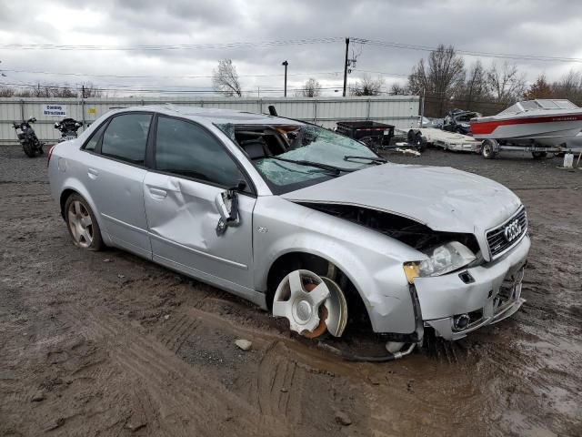 WAULC68E24A158537 - 2004 AUDI A4 1.8T QUATTRO SILVER photo 4