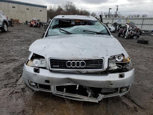 WAULC68E24A158537 - 2004 AUDI A4 1.8T QUATTRO SILVER photo 5