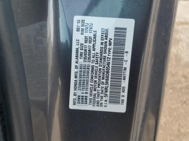 5FNRL5H68DB054612 - 2013 HONDA ODYSSEY EXL Boz foto 13