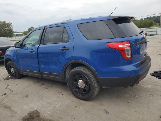 1FM5K8AT6EGC50201 - 2014 FORD EXPLORER POLICE INTERCEPTOR 蓝色 照片 2