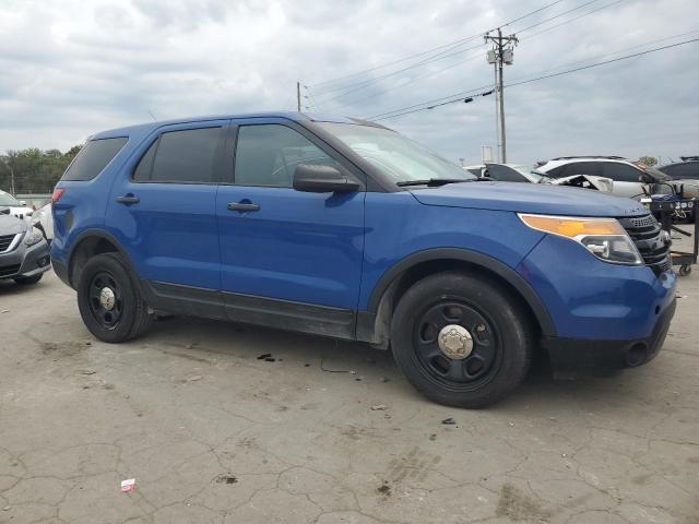 1FM5K8AT6EGC50201 - 2014 FORD EXPLORER POLICE INTERCEPTOR 蓝色 照片 4
