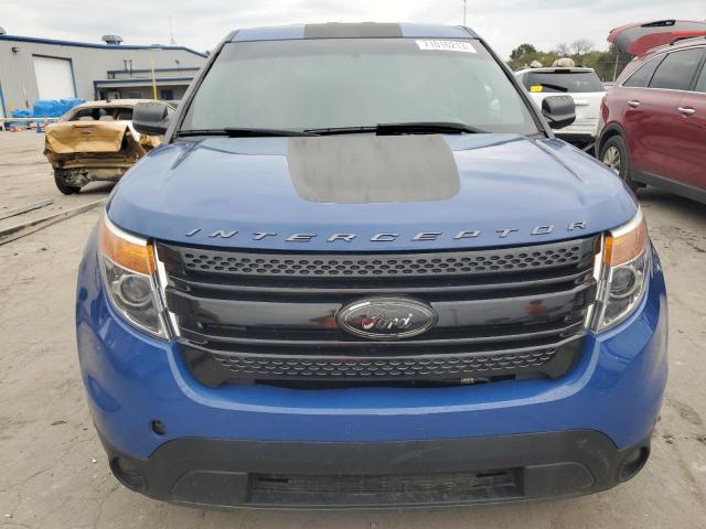 1FM5K8AT6EGC50201 - 2014 FORD EXPLORER POLICE INTERCEPTOR 蓝色 照片 5