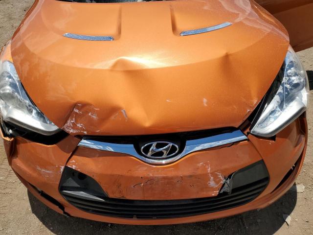 KMHTC6AD5FU222054 - 2015 HYUNDAI VELOSTER ORANGE photo 11