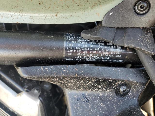 JKAENED12PDA31354 - 2023 KAWASAKI EN650 D GREEN photo 10