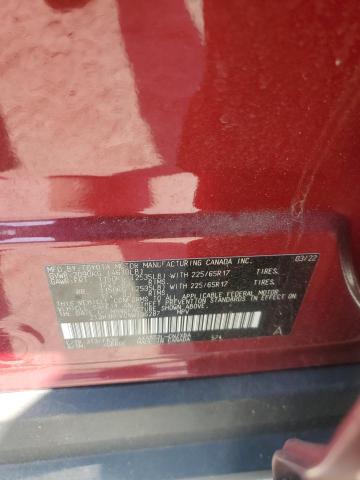 2T3H1RFV0NW196287 - 2022 TOYOTA RAV4 LE RED photo 13