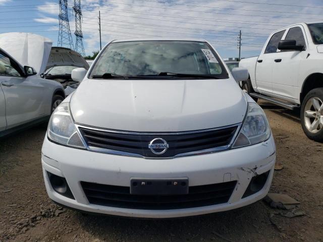 3N1BC1CP1CK241449 - 2012 NISSAN VERSA S WHITE photo 5