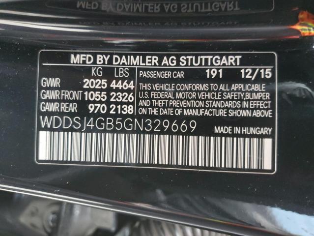 WDDSJ4GB5GN329669 - 2016 MERCEDES-BENZ CLA 250 4MATIC BLACK photo 12