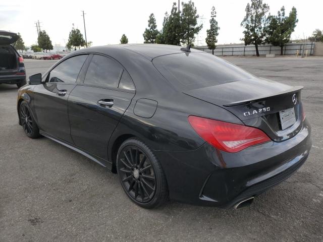 WDDSJ4GB5GN329669 - 2016 MERCEDES-BENZ CLA 250 4MATIC BLACK photo 2