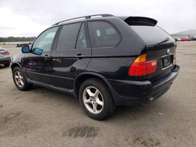 5UXFA53582LP34865 - 2002 BMW X5 3.0I BLACK photo 2