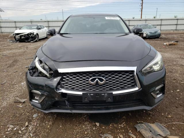 JN1EV7AR8JM612067 - 2018 INFINITI Q50 LUXE BLACK photo 5