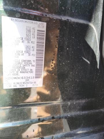 5N1DR2MM2KC633418 - 2019 NISSAN PATHFINDER S Կանաչ լուսանկար 14