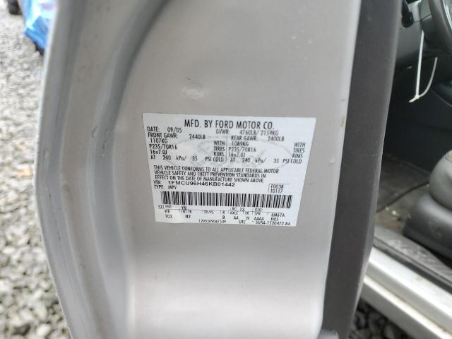 1FMCU96H46KB01442 - 2006 FORD ESCAPE HEV SILVER photo 13