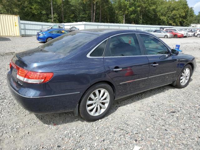 KMHFC46F27A188525 - 2007 HYUNDAI AZERA SE BLUE photo 3