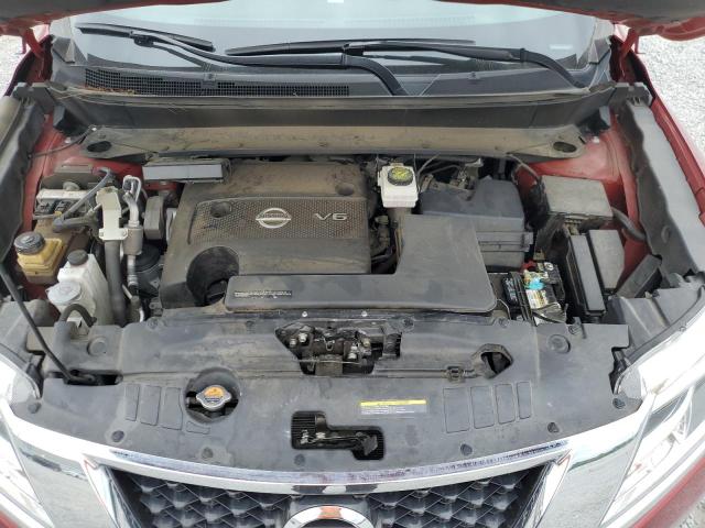 5N1AR2MNXFC699734 - 2015 NISSAN PATHFINDER S RED photo 12