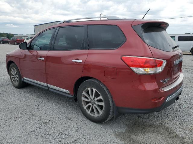 5N1AR2MNXFC699734 - 2015 NISSAN PATHFINDER S RED photo 2