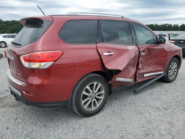 5N1AR2MNXFC699734 - 2015 NISSAN PATHFINDER S RED photo 3