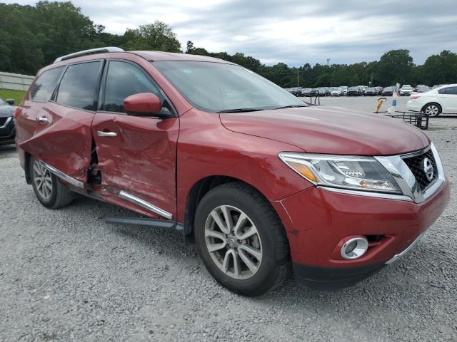 5N1AR2MNXFC699734 - 2015 NISSAN PATHFINDER S RED photo 4