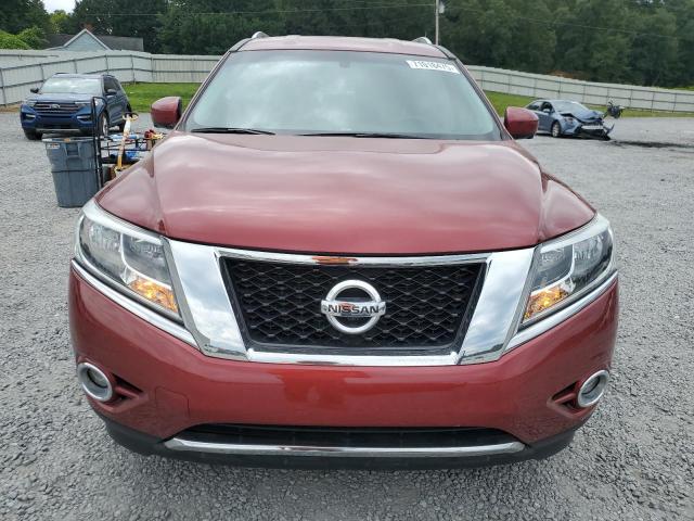 5N1AR2MNXFC699734 - 2015 NISSAN PATHFINDER S RED photo 5