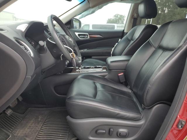 5N1AR2MNXFC699734 - 2015 NISSAN PATHFINDER S RED photo 7