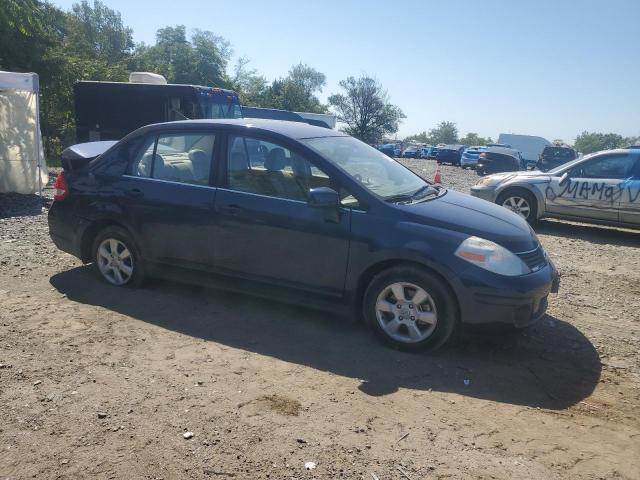 3N1BC11E27L432802 - 2007 NISSAN VERSA S BLUE photo 4