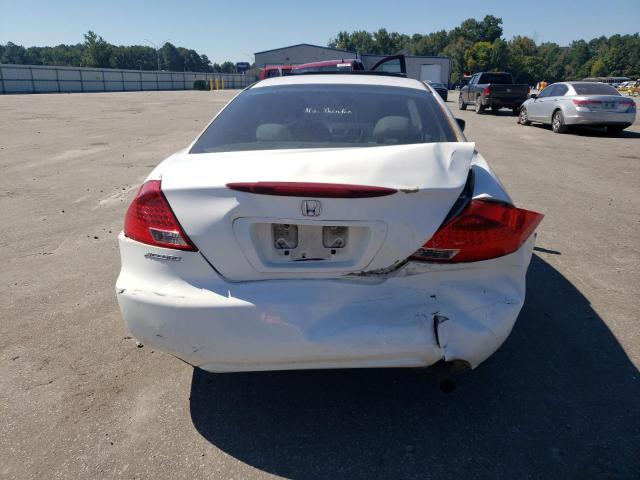 1HGCM72747A020746 - 2007 HONDA ACCORD EX WHITE photo 6