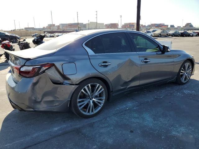 JN1EV7AP2JM362341 - 2018 INFINITI Q50 LUXE GRAY photo 3