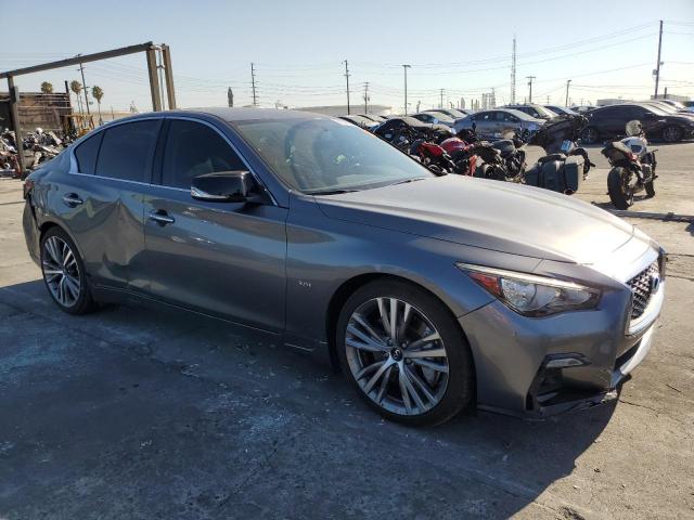 JN1EV7AP2JM362341 - 2018 INFINITI Q50 LUXE GRAY photo 4