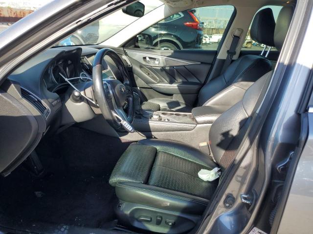 JN1EV7AP2JM362341 - 2018 INFINITI Q50 LUXE GRAY photo 7