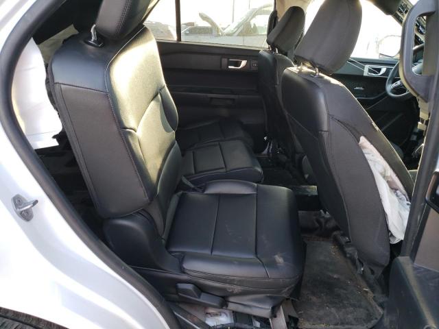 1FM5K8AB3MGA42895 - 2021 FORD EXPLORER POLICE INTERCEPTOR WHITE photo 10
