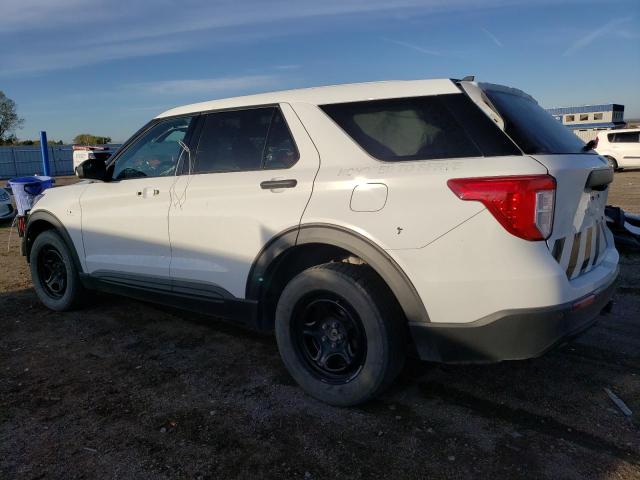 1FM5K8AB3MGA42895 - 2021 FORD EXPLORER POLICE INTERCEPTOR WHITE photo 2