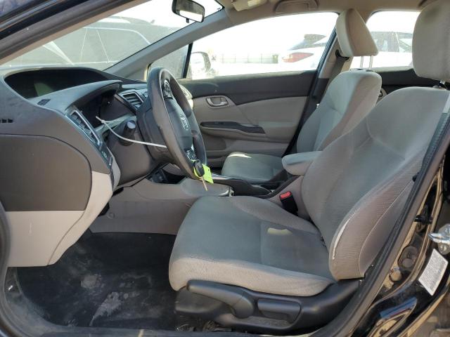 19XFB2F51DE252517 - 2013 HONDA CIVIC LX BLACK photo 7