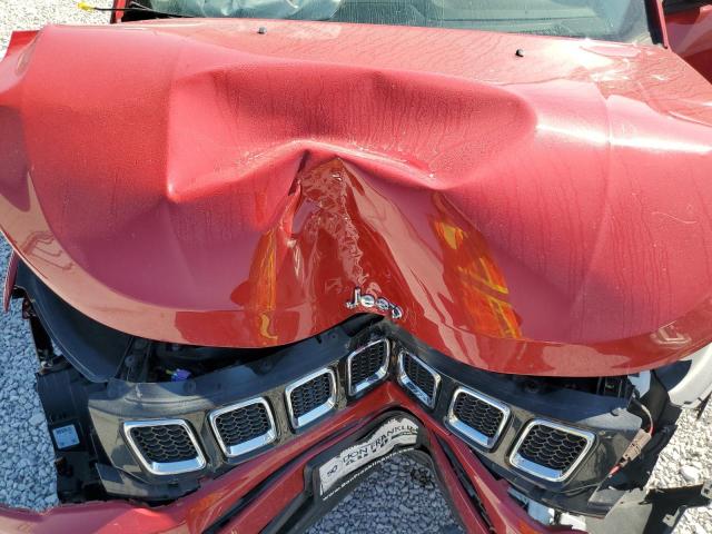 3C4NJDBB9JT333133 - 2018 JEEP COMPASS LATITUDE Rojo foto 12