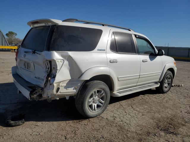5TDBT48A46S274067 - 2006 TOYOTA SEQUOIA LIMITED WHITE photo 3