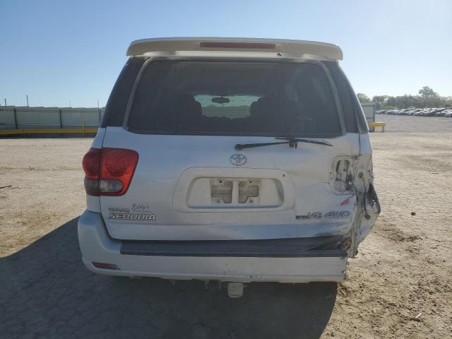 5TDBT48A46S274067 - 2006 TOYOTA SEQUOIA LIMITED WHITE photo 6