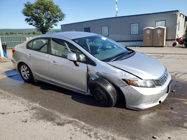 19XFB2F58CE365606 - 2012 HONDA CIVIC LX SILVER photo 4