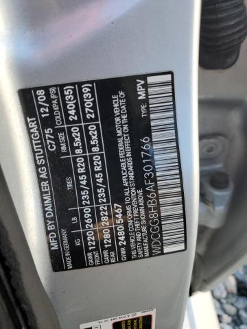 WDCGG8HB6AF301766 - 2010 MERCEDES-BENZ GLK 350 4MATIC SILVER photo 13