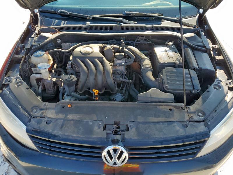 3VW2K7AJ5BM010457 - 2011 VOLKSWAGEN JETTA BASE BLACK photo 11