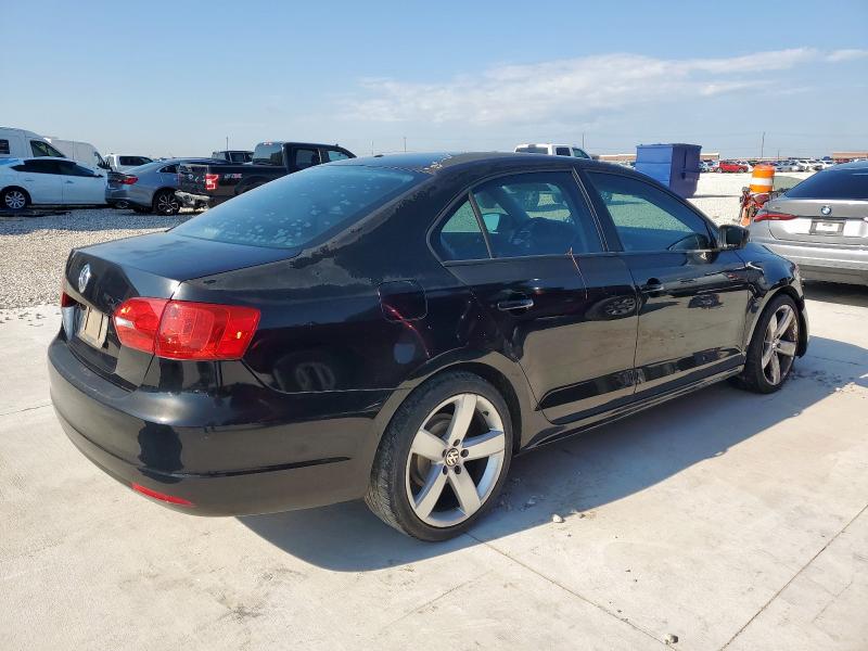 3VW2K7AJ5BM010457 - 2011 VOLKSWAGEN JETTA BASE BLACK photo 3