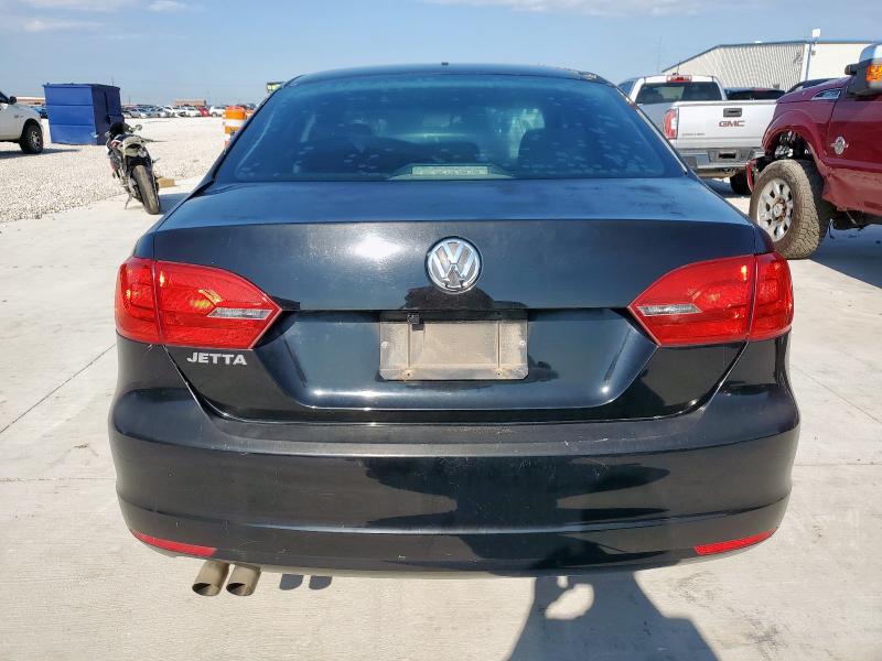 3VW2K7AJ5BM010457 - 2011 VOLKSWAGEN JETTA BASE BLACK photo 6