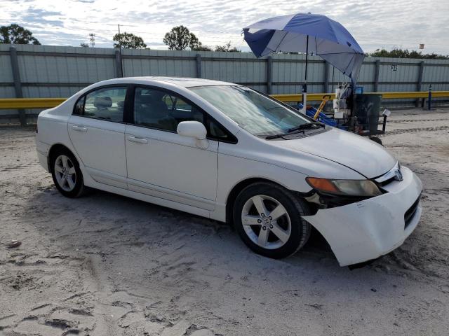 1HGFA15867L139670 - 2007 HONDA CIVIC EX WHITE photo 4