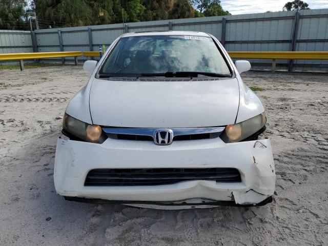 1HGFA15867L139670 - 2007 HONDA CIVIC EX WHITE photo 5