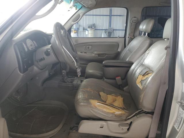 5TEHN72N42Z042373 - 2002 TOYOTA TACOMA DOUBLE CAB GRAY photo 7