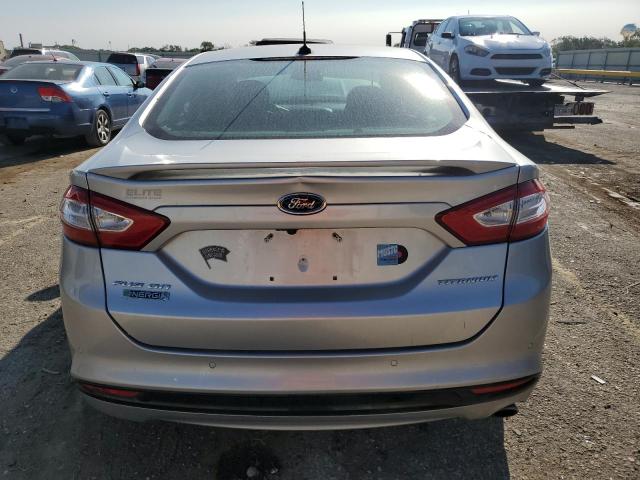 3FA6P0SU5DR351438 - 2013 FORD FUSION TITANIUM PHEV SILVER photo 6