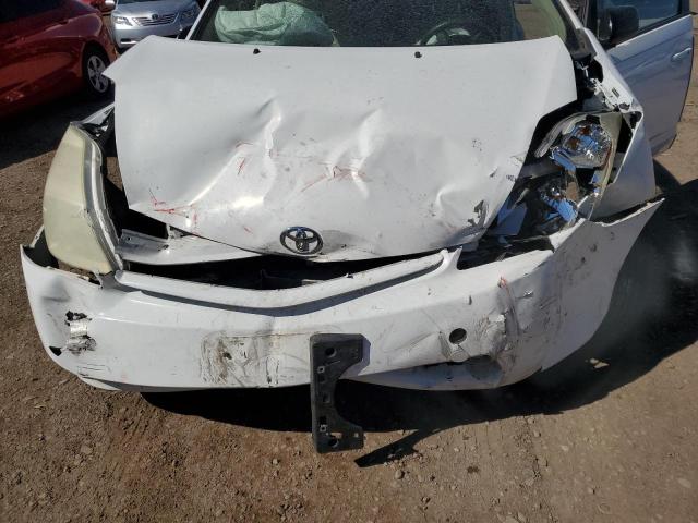 JTDKB20U553050478 - 2005 TOYOTA PRIUS WHITE photo 11