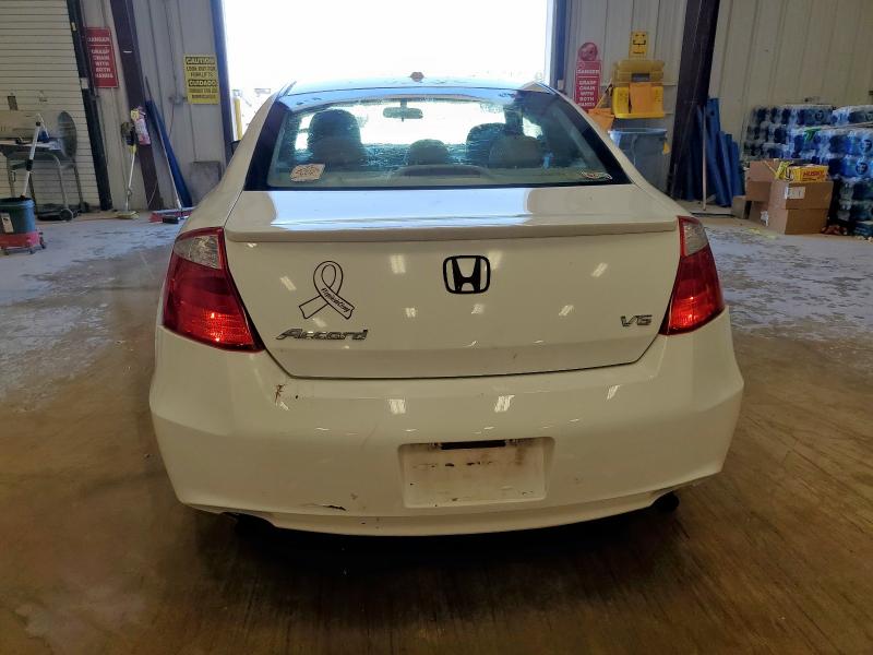 1HGCS22829A001245 - 2009 HONDA ACCORD EXL თეთრი ფოტო 6