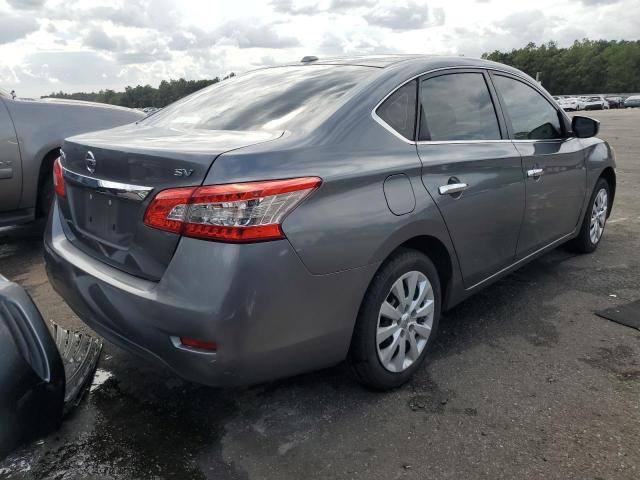 3N1AB7AP6FL668984 - 2015 NISSAN SENTRA S GRAY photo 3