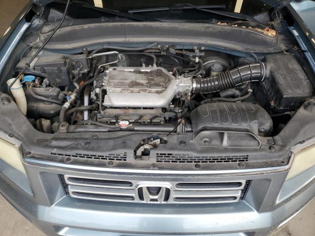 2HJYK16576H532321 - 2006 HONDA RIDGELINE RTL BLUE photo 11