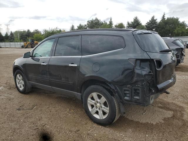 1GNKRGED2BJ322534 - 2011 CHEVROLET TRAVERSE LT BLACK photo 2