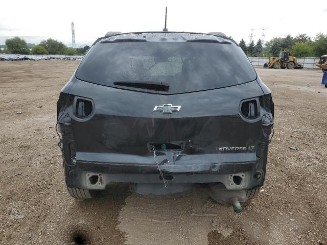 1GNKRGED2BJ322534 - 2011 CHEVROLET TRAVERSE LT BLACK photo 6